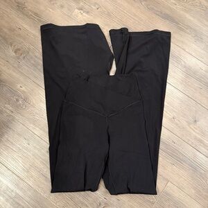 Aerie Offline Crossover Waistband High Rise Real Me Super Flare Pants